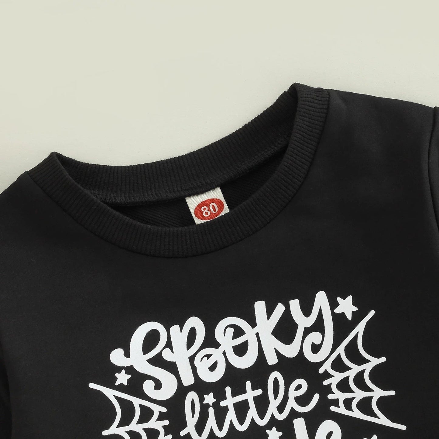 Baby Kid Unisex Letters Print Halloween Tops