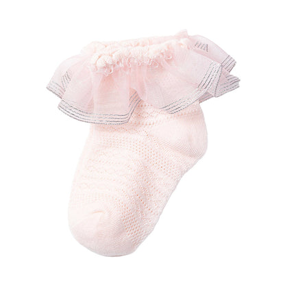 Baby Kid Girls Solid Color Lace Accessories Socks Wholesale 222710398