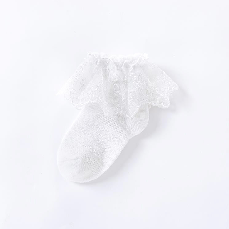 Baby Kid Girls Solid Color Lace Accessories Socks Wholesale 222710398