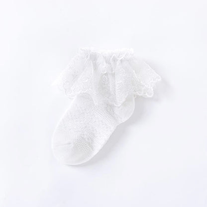 Baby Kid Girls Solid Color Lace Accessories Socks Wholesale 222710398