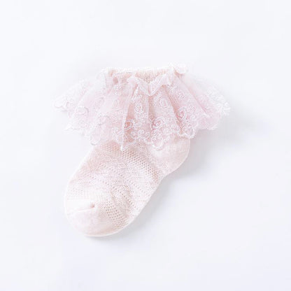 Baby Kid Girls Solid Color Lace Accessories Socks Wholesale 222710398