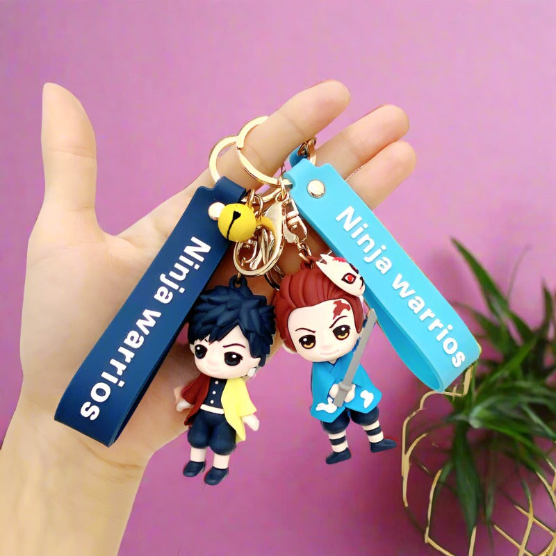 Cartoon Silicone Cute Anime Keychains