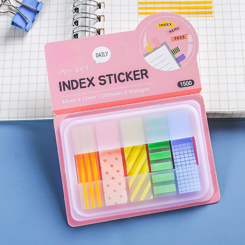 Extraction Bookmark Paper Sticky Notes