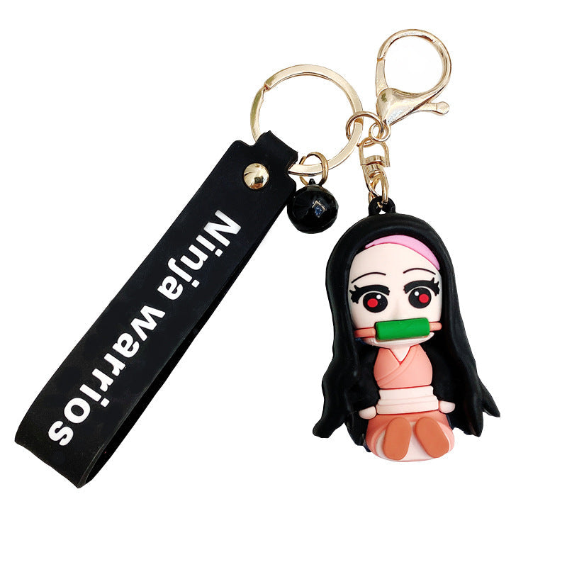 Cartoon Silicone Cute Anime Keychains