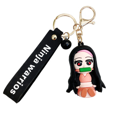 Cartoon Silicone Cute Anime Keychains