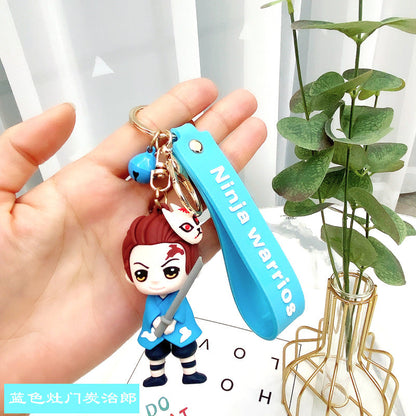 Cartoon Silicone Cute Anime Keychains