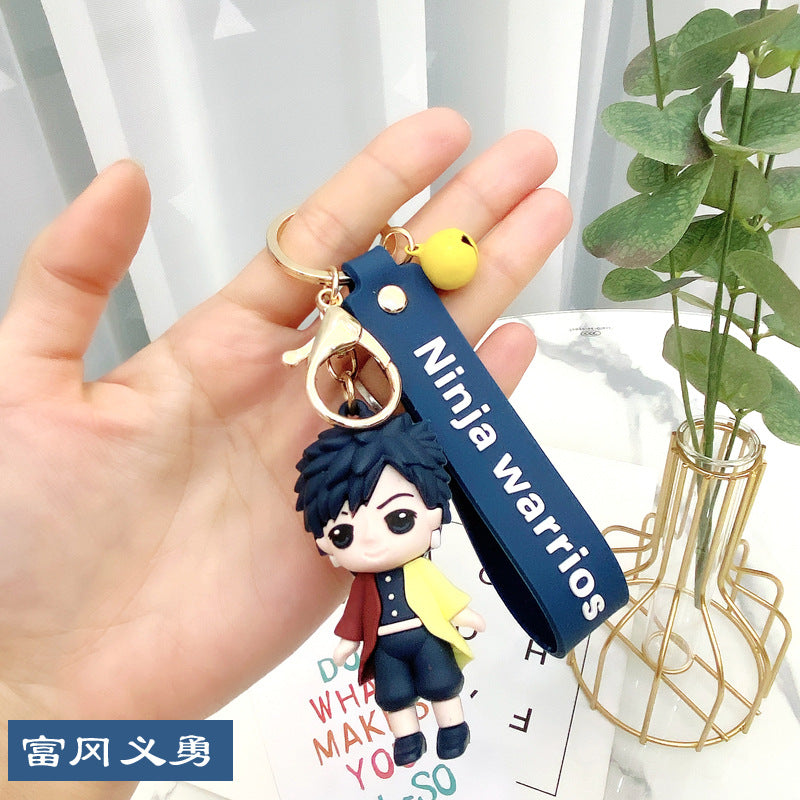Cartoon Silicone Cute Anime Keychains