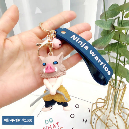 Cartoon Silicone Cute Anime Keychains