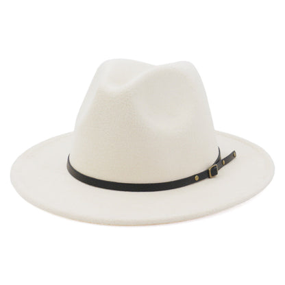 Jazz Hat Autumn And Winter British Retro Top Hat Fashion Women's Woolen Hat Wholesale Women's Hats