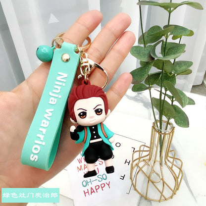 Cartoon Silicone Cute Anime Keychains