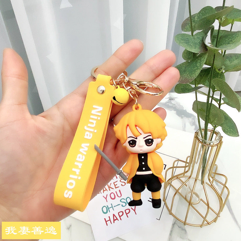 Cartoon Silicone Cute Anime Keychains