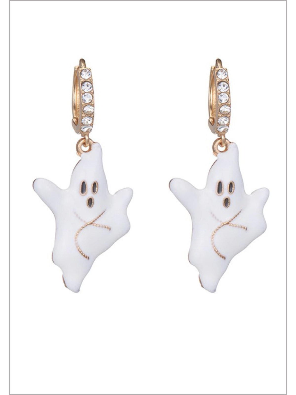 Spook and Sparkle Rhinestone-Embellished Halloween Earrings