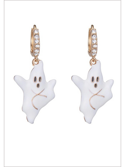 Spook and Sparkle Rhinestone-Embellished Halloween Earrings