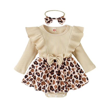 Baby Girls Color-blocking Bow Accessories Headwear