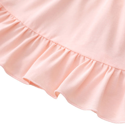 3 Pieces Set Baby Girls Butterfly Print Rompers Solid Color Shorts And Bow Headwear Wholesale 230111137