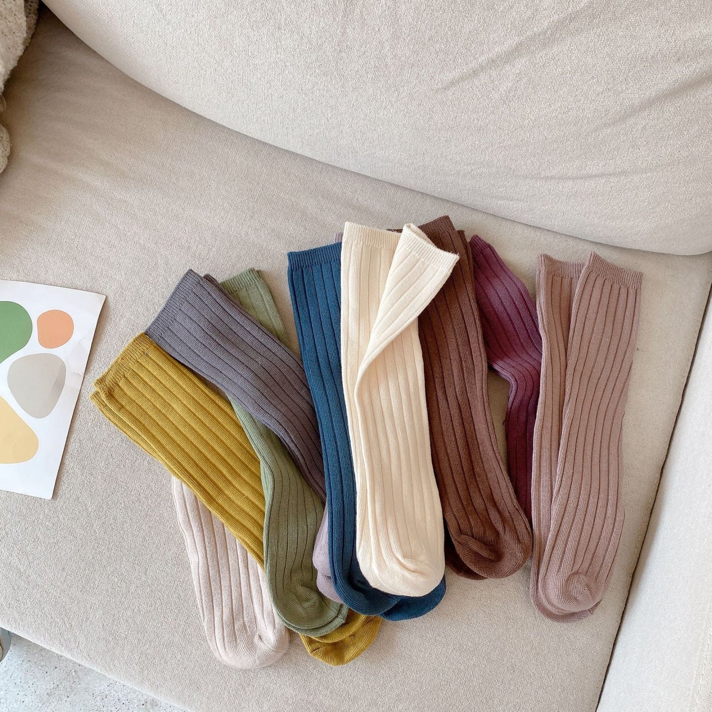 Unisex Solid Color Accessories Socks Wholesale 230111539