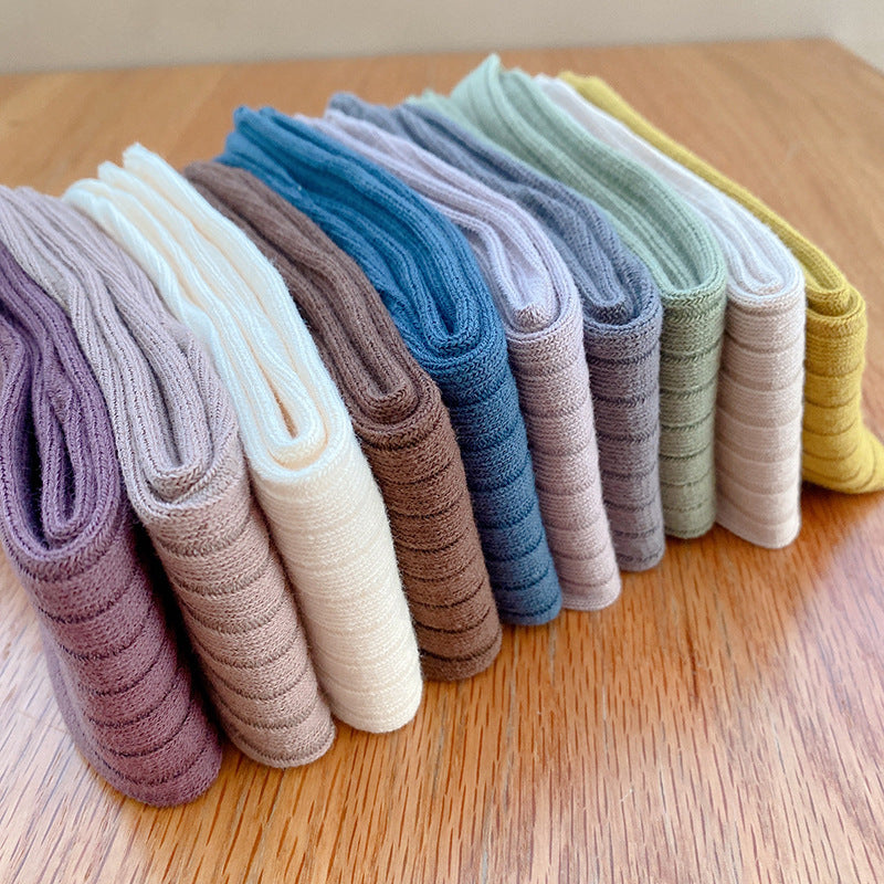 Unisex Solid Color Accessories Socks Wholesale 230111539