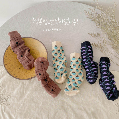 Unisex Color-blocking Accessories Socks Wholesale 230114290