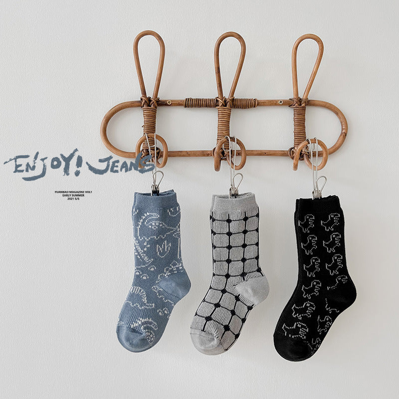 Boys Dinosaur Cartoon Accessories Socks Wholesale