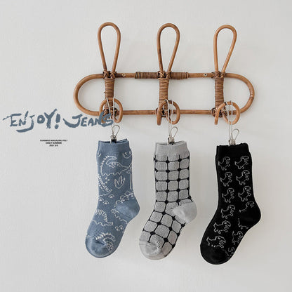 Boys Dinosaur Cartoon Accessories Socks Wholesale