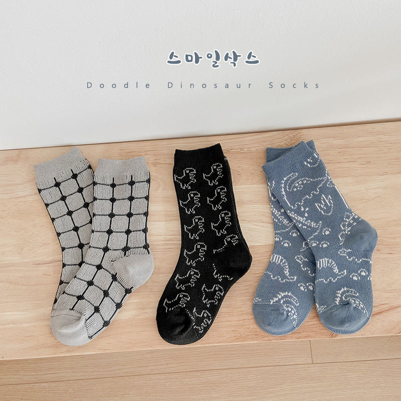 Boys Dinosaur Cartoon Accessories Socks Wholesale