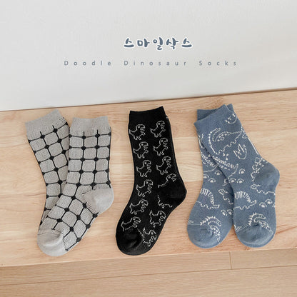 Boys Dinosaur Cartoon Accessories Socks Wholesale