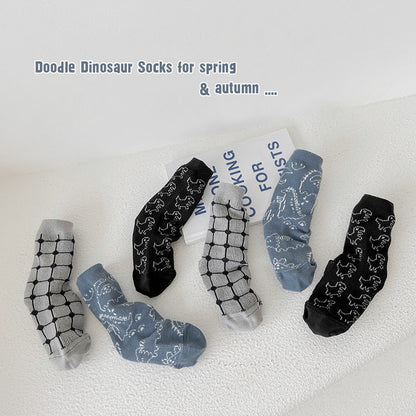 Boys Dinosaur Cartoon Accessories Socks Wholesale