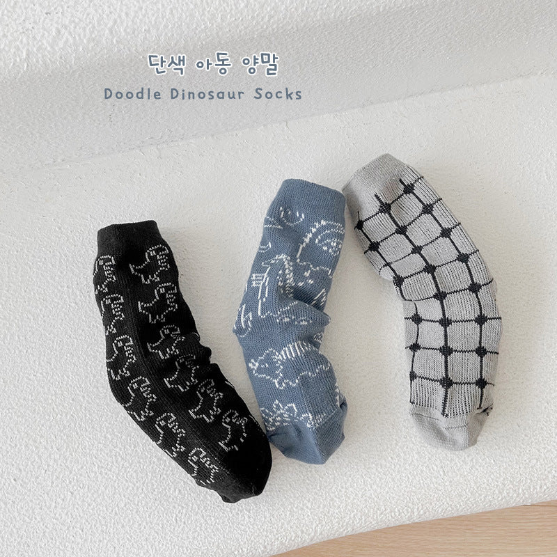 Boys Dinosaur Cartoon Accessories Socks Wholesale