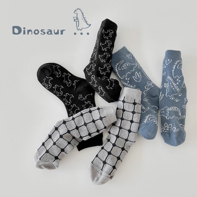 Boys Dinosaur Cartoon Accessories Socks Wholesale