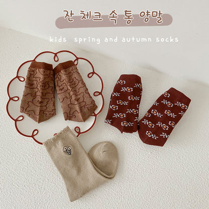 Girls Flower Cartoon Accessories Socks Wholesale 230114311