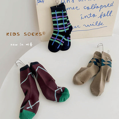 Unisex Color-blocking Accessories Socks Wholesale 230114312