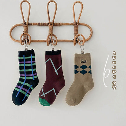 Unisex Color-blocking Accessories Socks Wholesale 230114312