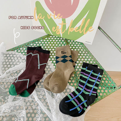 Unisex Color-blocking Accessories Socks Wholesale 230114312