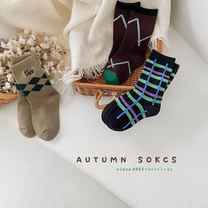 Unisex Color-blocking Accessories Socks Wholesale 230114312