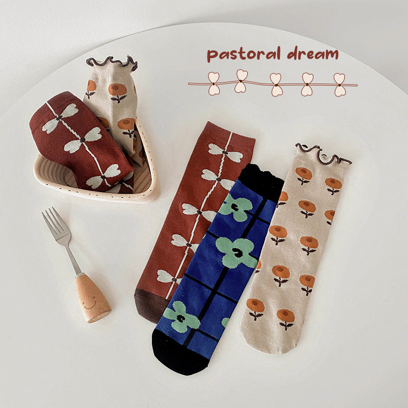 Girls Flower Accessories Socks Wholesale