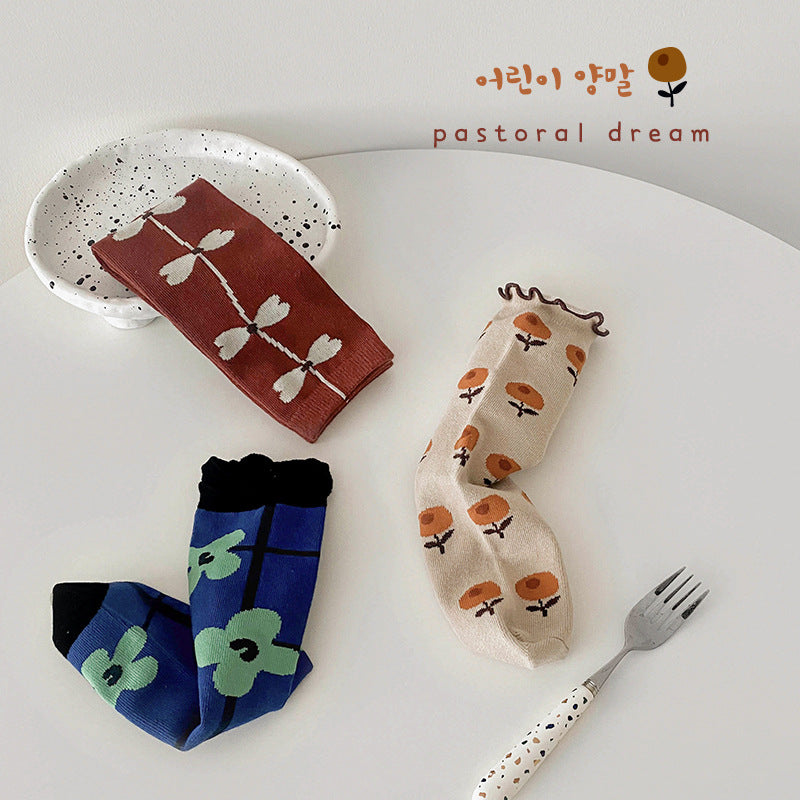 Girls Flower Accessories Socks Wholesale
