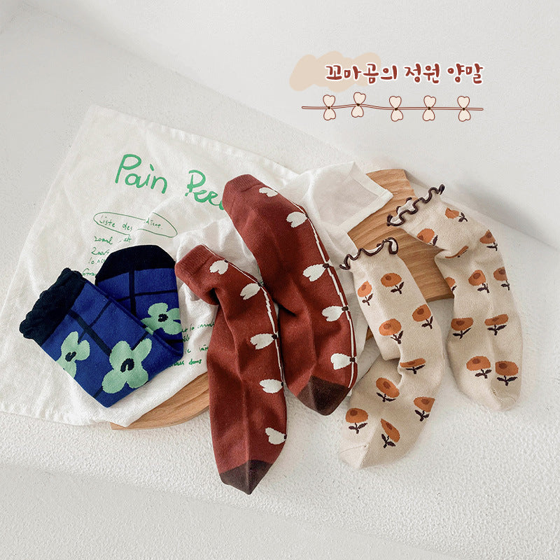 Girls Flower Accessories Socks Wholesale