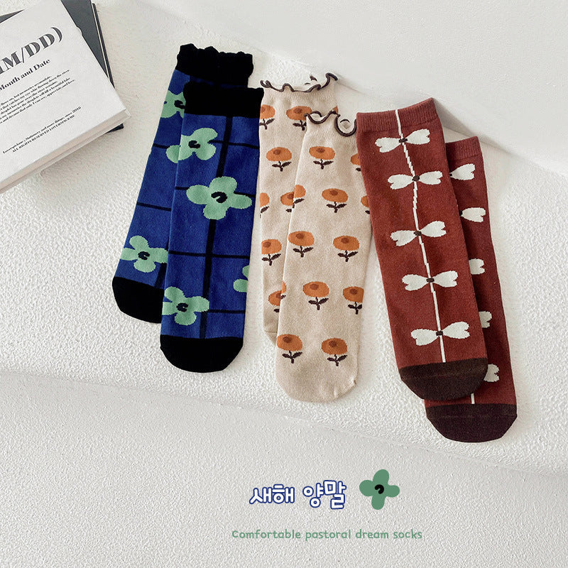 Girls Flower Accessories Socks Wholesale