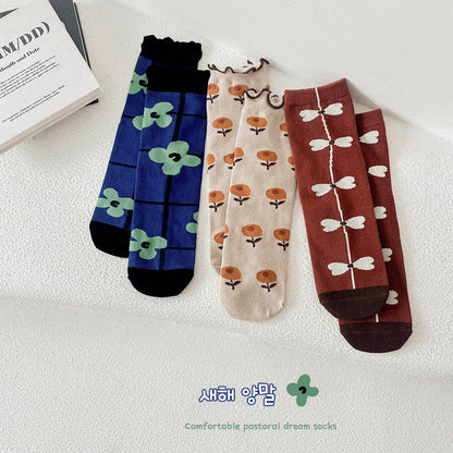Girls Flower Accessories Socks Wholesale