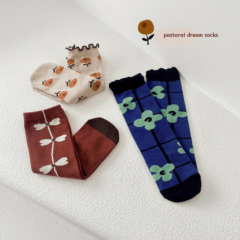 Girls Flower Accessories Socks Wholesale