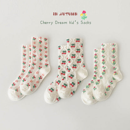 Girls Flower Fruit Accessories Socks Wholesale 230114316
