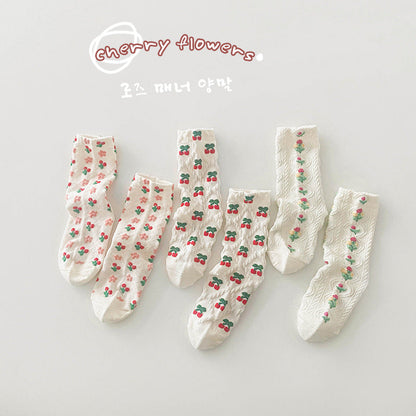 Girls Flower Fruit Accessories Socks Wholesale 230114316