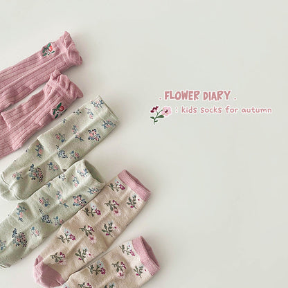 Girls Flower Embroidered Accessories Socks Wholesale 230114324