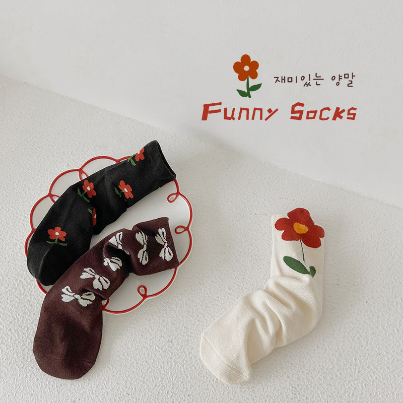 Girls Flower Bow Accessories Socks Wholesale
