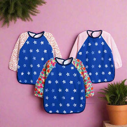 Unisex Striped Star Baby Bibs Wholesale