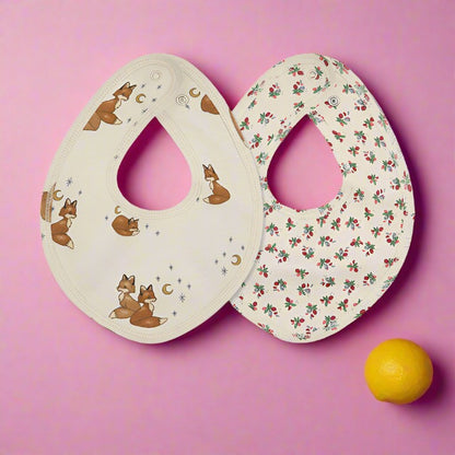 Unisex Flower Cartoon Print Baby Bibs Wholesale