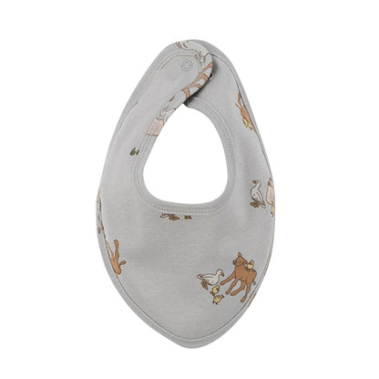 Unisex Cartoon Print Baby Bibs Wholesale