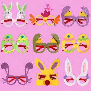 Unisex Cartoon Easter Accessories Glasses Wholesale