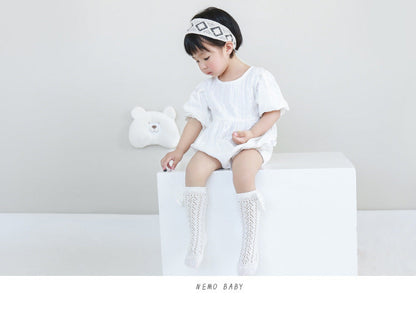 Girls Solid Color Bow Accessories Socks Wholesale 230228300