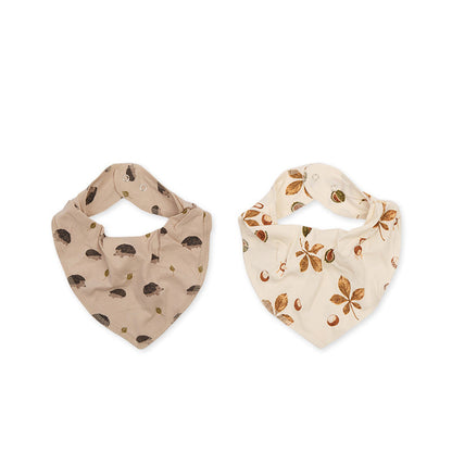 Baby Unisex Flower Animals Plant Print Baby Bibs